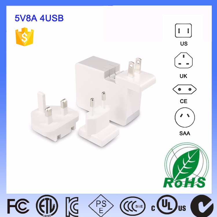 40W 4USB Charger,40W Charger,4